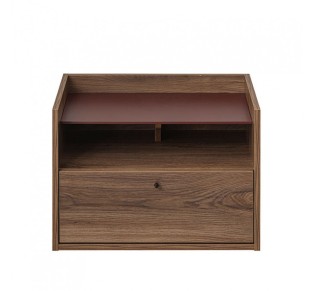 MARSALA ΚΟΜΟΔΙΝΟ 1ΠΟΡΤΑ 1ΡΑΦΙ ΚΑΡΥΔΙ 64x45xH45cm