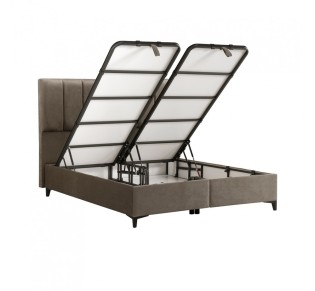 STICKS BED WITH STORAGE (FOR MATTRESS 160x200cm) CAMEL 05-911 166x223xH120cm
