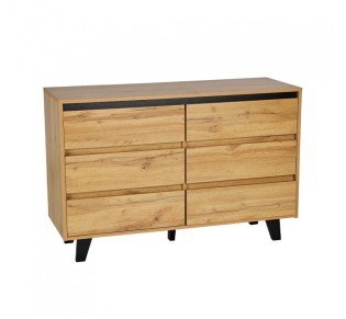 ARABICA ΚΟΜΟΤΑ SONOMA ΜΑΥΡΟ 110x40xH73cm