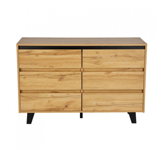 ARABICA ΚΟΜΟΤΑ SONOMA ΜΑΥΡΟ 110x40xH73cm