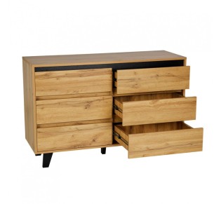 ARABICA ΚΟΜΟΤΑ SONOMA ΜΑΥΡΟ 110x40xH73cm