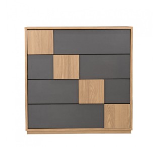JENGA ΚΟΜΟΤΑ SONOMA ΓΚΡΙ 80x40xH80cm