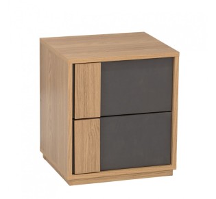 JENGA NIGHTSTAND SONOMA GREY 40x35xH45cm