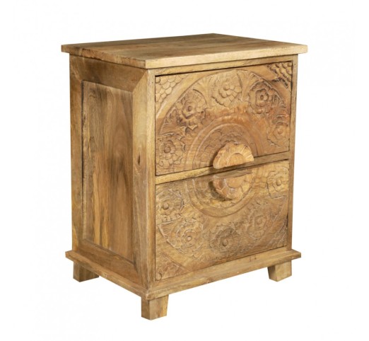BALI NIGHTSTAND NATURAL 40x32xH51cm