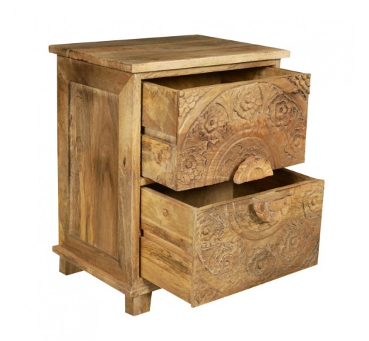 BALI NIGHTSTAND NATURAL 40x32xH51cm