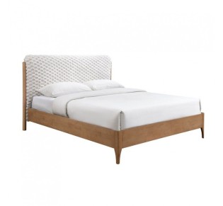 LORDY BED (FOR MATTRESS 160x196cm) CREAM 177x207,5xH103,5cm