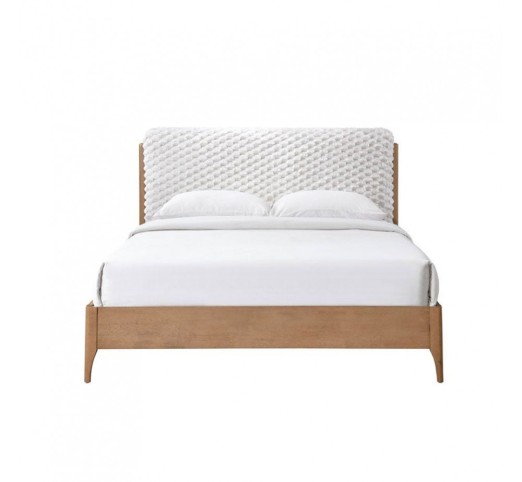LORDY ΚΡΕΒΑΤΙ (ΓΙΑ ΣΤΡΩΜΑ 160x196cm) CREAM 177x207,5xH103,5cm