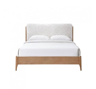 LORDY BED (FOR MATTRESS 160x196cm) CREAM 177x207,5xH103,5cm