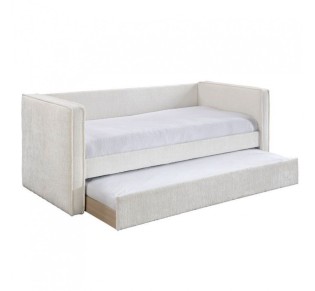 CALMO ΚΑΝΑΠΕΣ ΚΡΕΒΑΤΙ (ΓΙΑ ΣΤΡΩΜΑ 90x195cm) CREAM 99x222xH84,2cm