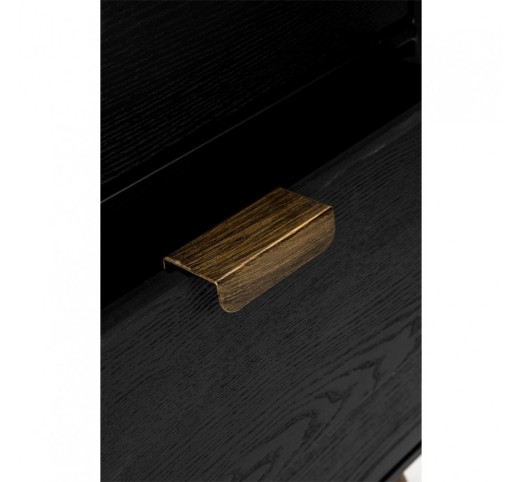 COLOMBO PEDESTAL BLACK GOLD 118x39xH77cm