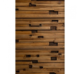 COAST PEDESTAL 3DRAWERS BLACK NATURAL 90x37xH79cm