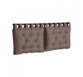 HANG HEADBOARD PILLOW SET 2PCS GREY BROWN 20-914 70x10xH50cm