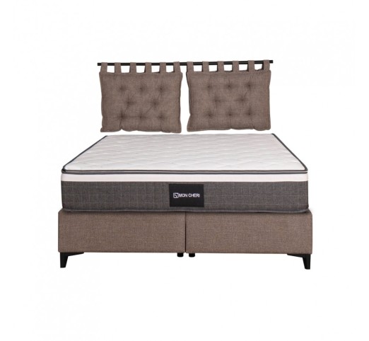 HANG HEADBOARD PILLOW SET 2PCS GREY BROWN 20-914 70x10xH50cm