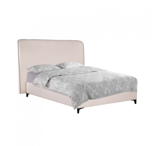 COLOMBO ΚΡΕΒΑΤΙ ΜΕ ΑΠΟΘΗΚ. ΧΩΡΟ (ΓΙΑ ΣΤΡΩΜΑ 160x200cm) OFF WHITE 06-900 ΜΑΥΡΟ 170x210xH120cm