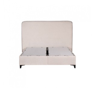 COLOMBO BED WITH STORAGE (FOR MATTRESS 160x200cm) OFF WHITE 06-900 BLACK 170x210xH120cm