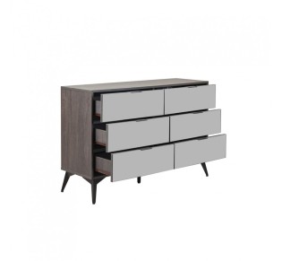 SPECCHIO ΣΥΡΤΑΡΙΕΡΑ 6ΣΥΡΤΑΡΙΑ ΜΑΥΡΟ OAK ΚΑΘΡΕΠΤΗΣ 120x39xH80cm