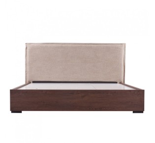 NUEZ BED (FOR MATTRESS 160x200cm) WALNUT 162x202xH120cm 2