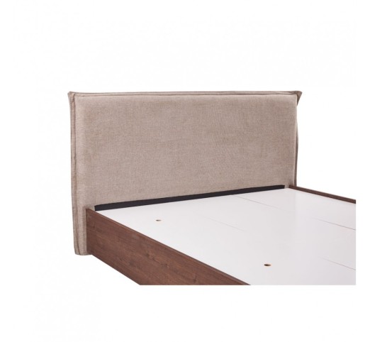 NUEZ ΚΡΕΒΑΤΙ (ΓΙΑ ΣΤΡΩΜΑ 160x200cm) ΚΑΡΥΔΙ 162x202xH120cm