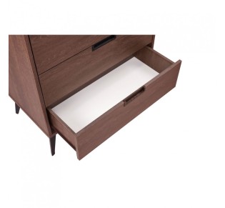 NUEZ PEDESTAL 5DRAWERS WALNUT 72x39xH117cm