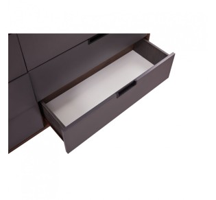 NUEZ PEDESTAL 6DRAWERS WALNUT 137x39xH83cm