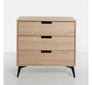 NEON COMMODE 3DRAWERS NATURAL 80x39xH83cm