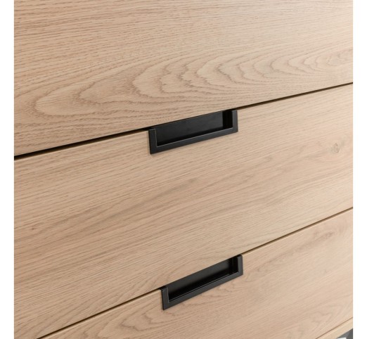 NEON COMMODE 3DRAWERS NATURAL 80x39xH83cm