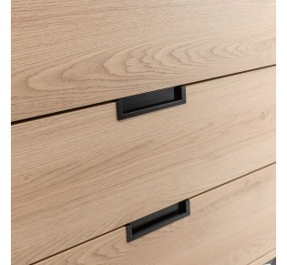 NEON COMMODE 3DRAWERS NATURAL 80x39xH83cm