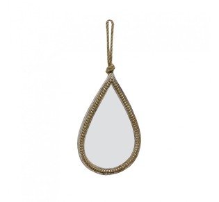 TEAR MIRROR WALL NATURAL 26x4xH39,5cm