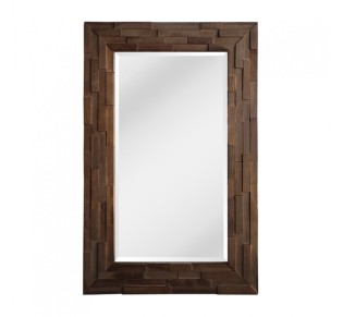 WOODY MIRROR WALL BROWN 70x110cm
