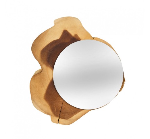 MEDUSA MIRROR NATURAL 30x30xH11cm