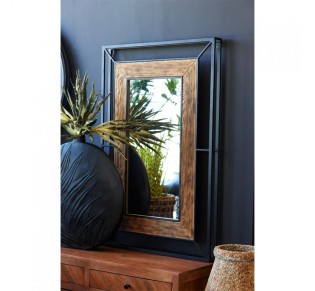 MISTRAS MIRROR NATURAL BLACK 80xH120cm 2