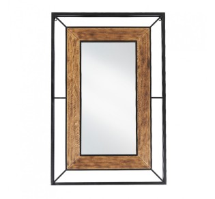 MISTRAS ΚΑΘΡΕΠΤΗΣ ΦΥΣΙΚΟ ΜΑΥΡΟ 80xH120cm