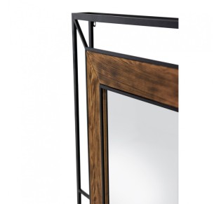 MISTRAS ΚΑΘΡΕΠΤΗΣ ΦΥΣΙΚΟ ΜΑΥΡΟ 80xH120cm