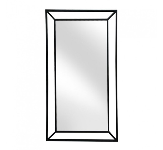 PENDANT MIRROR BLACK 100xH180cm