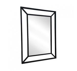 PENDANT MIRROR BLACK 80xH110cm