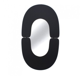 ARCHES MIRROR BLACK MATTE 54x1,5xH95cm