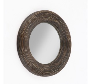 UP DOWN ΚΑΘΡΕΠΤΗΣ ΤΟΙΧΟΥ ΜΑΥΡΟ ANTIQUE 77x6xH77cm 2