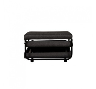 FOLD POUF FOLDING BED GREY DARK 26-861 70x72xH43cm