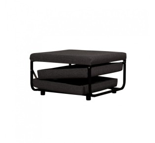 FOLD POUF FOLDING BED GREY DARK 26-861 70x72xH43cm