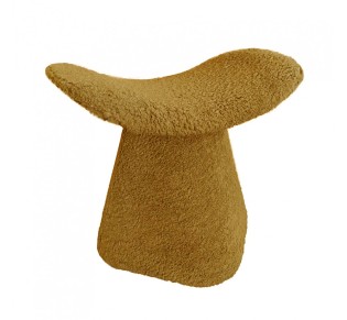 WALE STOOL MUSTARD 51x33x49cm