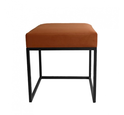CUBIK STOOL TERRACOTTA 40x40xH44cm