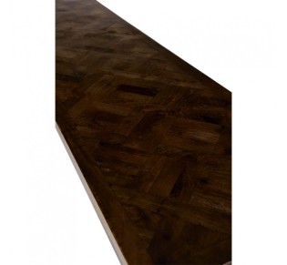 MAIANDROS BENCH BROWN DARK 170x45xH45cm