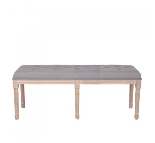 LYON ΣΚΑΜΠΩ ΓΚΡΙ 122x41xH46cm
