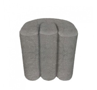 CLIP STOOL GREY LIGHT 40,5x40,5xH42cm