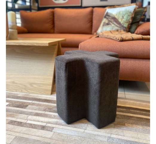 TRILIZA STOOL GREY DARK 43x43xH42cm