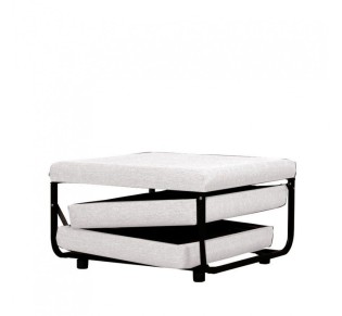 FOLD POUF FOLDING BED OFF WHITE 06-900 70x72xH43cm