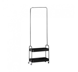ARMARIO ΝΤΟΥΛΑΠΑ ΜΑΥΡΟ 56x31xH152cm