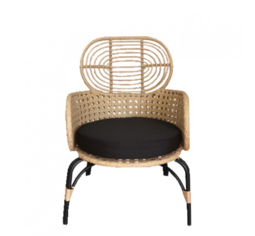 LOOM ARMCHAIR NATURAL 65x69xH94cm