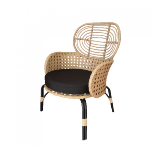 LOOM ARMCHAIR NATURAL 65x69xH94cm