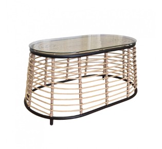 LOOM COFFEE TABLE NATURAL 95x55xH45cm